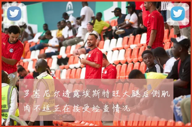 罗塞尼尔透露埃斯特旺大腿后侧肌肉不适正在接受检查情况